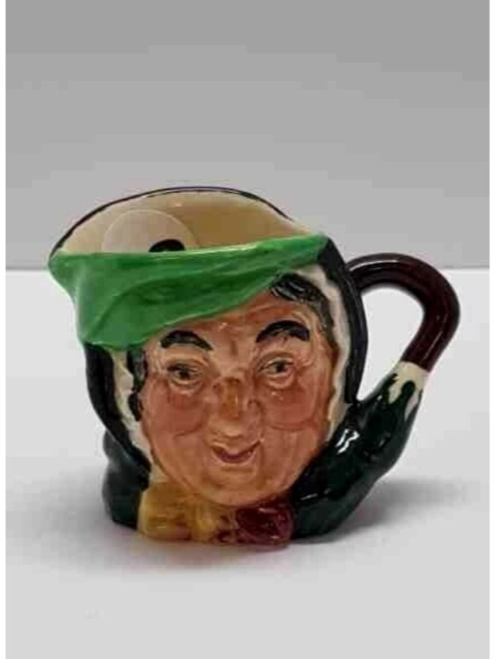 Vintage Royal Doulton Character Toby Mug Jug Miniature "Sairey Gamp" 2-1/4"